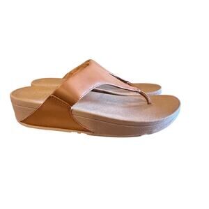 Fitflop Women's Lulu Leather Toepost Sandal Size 10 - New